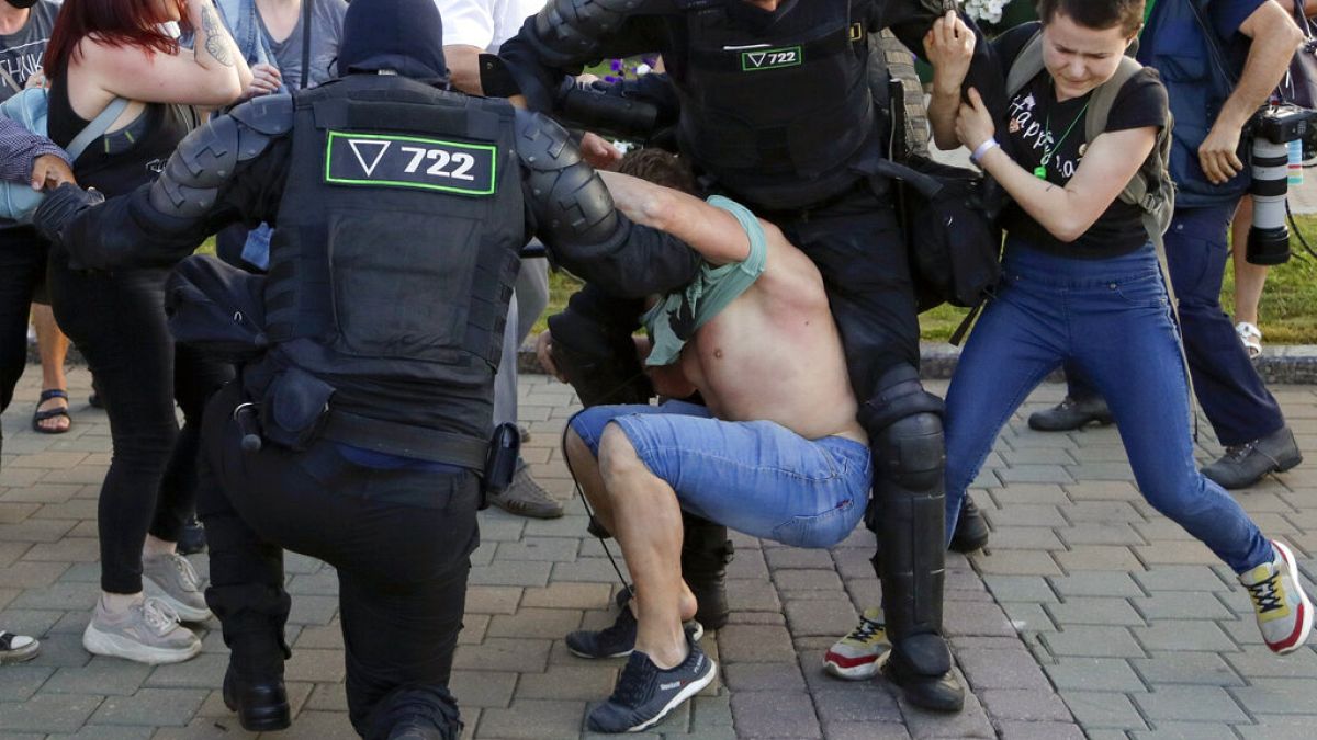 Rendőri erőszak Minszkben