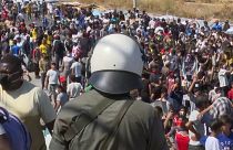 اعتراض مهاجران و ساکنان جزیره لسبوس یونان؛ اردوگاه جدید نسازید