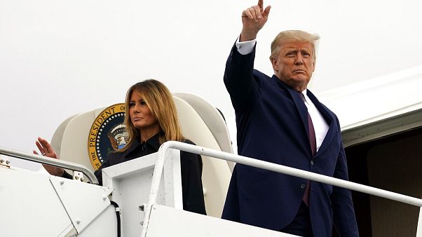Donald Trump con la moglie Melania Donald Trump con la moglie Melania