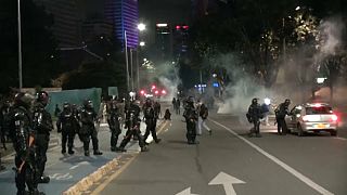 Continuam os protestos em Bogotá