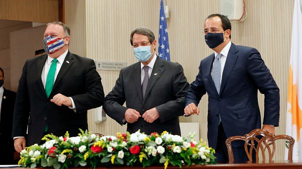 ABD Dışişleri Bakanı Mike Pompeo Kıbrıs Cumhuriyetini ziyaret etti ABD Dışişleri Bakanı Mike Pompeo Kıbrıs Cumhuriyetini ziyaret etti