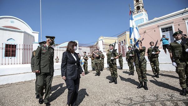 Yunanistan Cumhurbaşkanı Katerina Sakellaropulu Yunanistan Cumhurbaşkanı Katerina Sakellaropulu