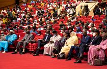 Des délégués participent à une conférence sur la transition vers un pouvoir civil à Bamako au Mali, le 10 septembre 2020