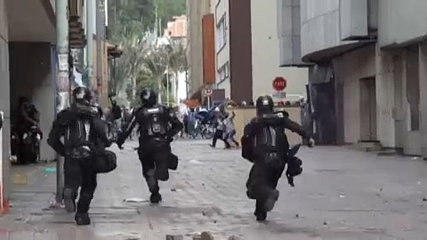 Disturbios en las calles de Bogotá Disturbios en las calles de Bogotá