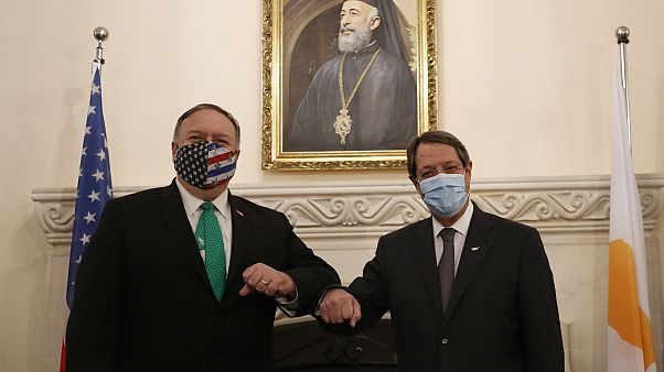 ABD Dışişleri Bakanı Mike Pompeo, Kıbrıs ziyareti kapsamında Pompeo, Rum Lider Nikos Anastasiadis ile görüştü ABD Dışişleri Bakanı Mike Pompeo, Kıbrıs ziyareti kapsamında Pompeo, Rum Lider Nikos Anastasiadis ile görüştü