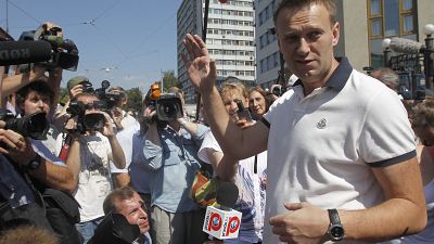 Nawalny spricht mit Medienvertretern, Moskau, 31.07.2012