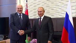 Александр Лукашенко и Владимир Путин в Сочи 14 сентября 2020