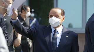 Italian former Premier Silvio Berlusconi