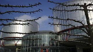 منظر خارجي للمحكمة الأوروبية لحقوق الإنسان