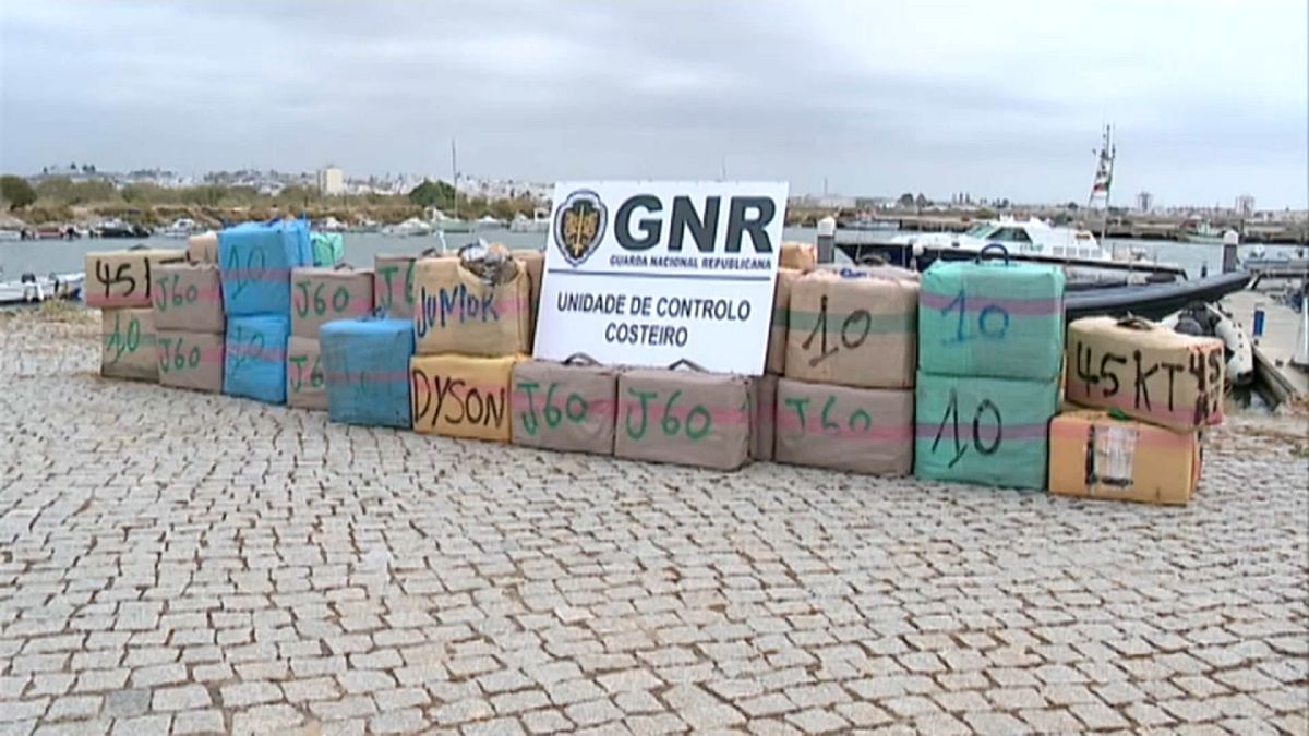 Autoridades algarvias apreenderam cerca de 2.500 quilos de haxixe no rio Guadiana