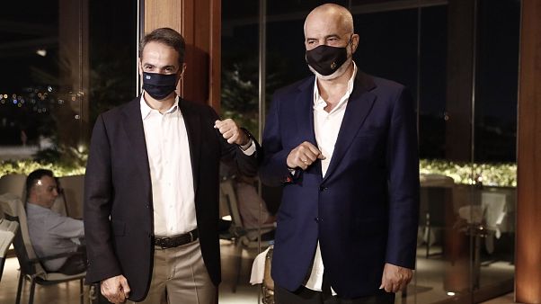 Συνάντηση του Κυριάκου Μητσοτάκη με τον Αλβανό ομόλογό του Έντι Ράμα Συνάντηση του Κυριάκου Μητσοτάκη με τον Αλβανό ομόλογό του Έντι Ράμα