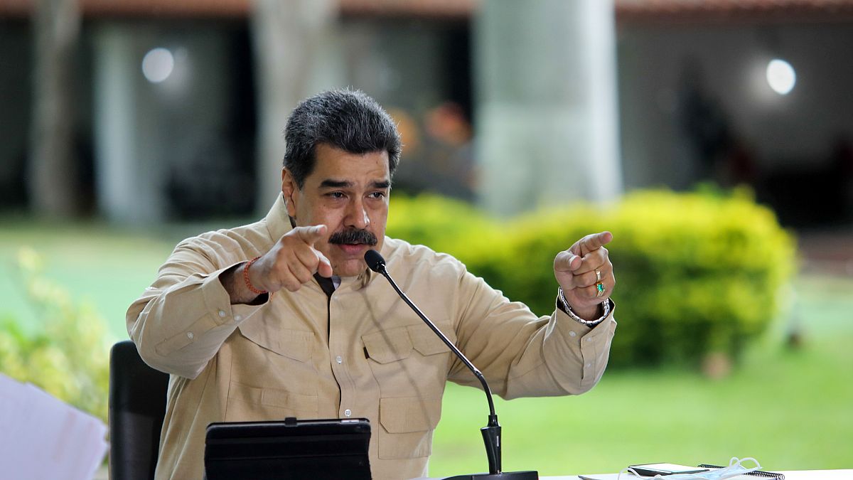 Venezuela Devlet Başkanı Nicolas Maduro 