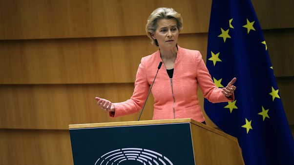 Ursula von der Leyen bizottsági elnök az Európai Parlamentben Ursula von der Leyen bizottsági elnök az Európai Parlamentben