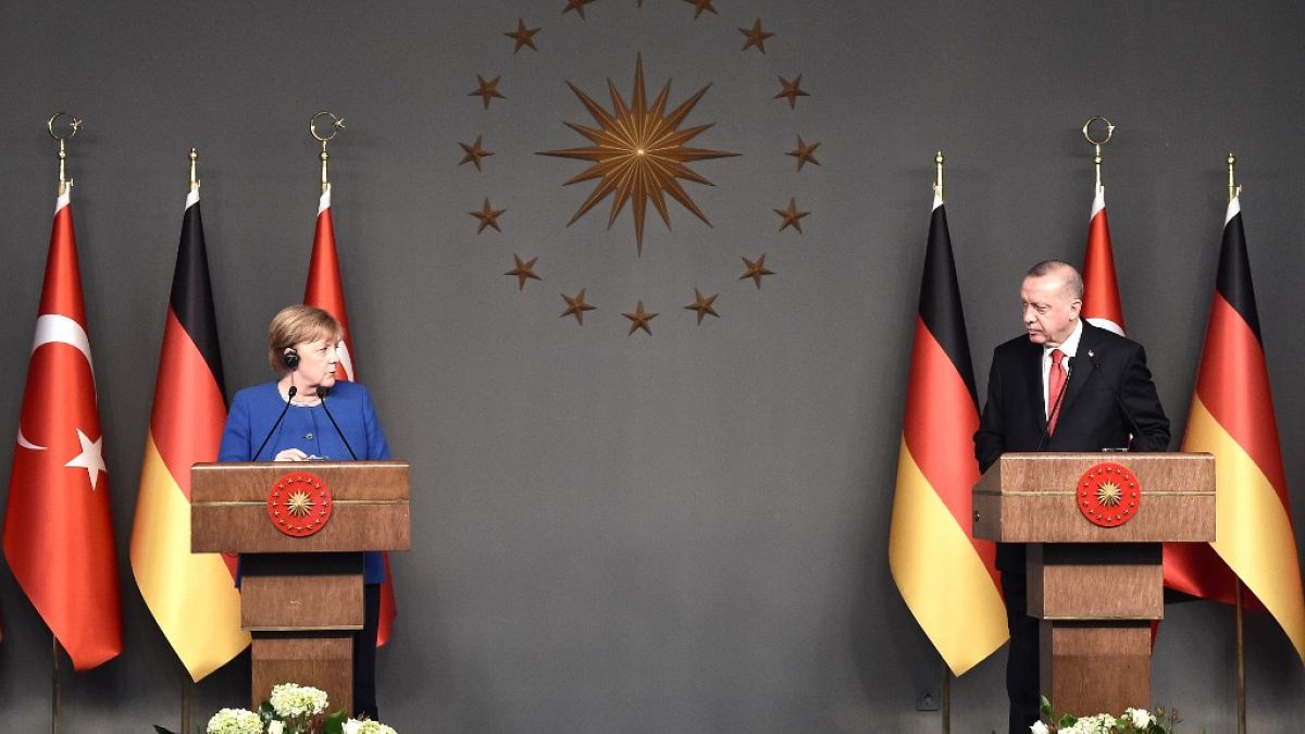 Erdoğan ile Merkel basın toplantısı (ARŞİV)