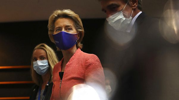 Ursula von der Leyen im EU-Parlament Brüssel Ursula von der Leyen im EU-Parlament Brüssel