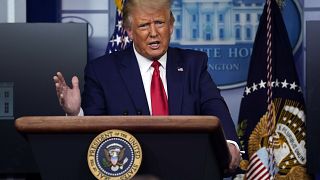President Donald Trump speaks during a news conference at the White House, Wednesday, Sept. 16, 2020, in Washington.