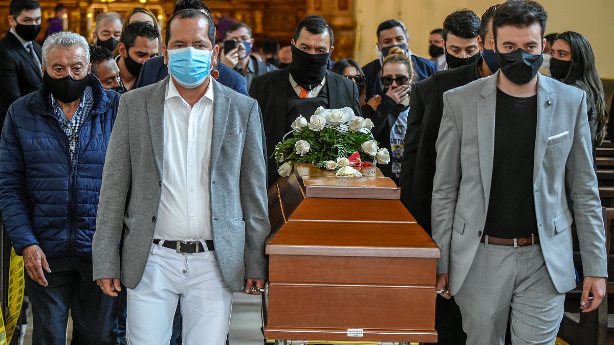 Funeral de Javier Ordóñez en Bogotá