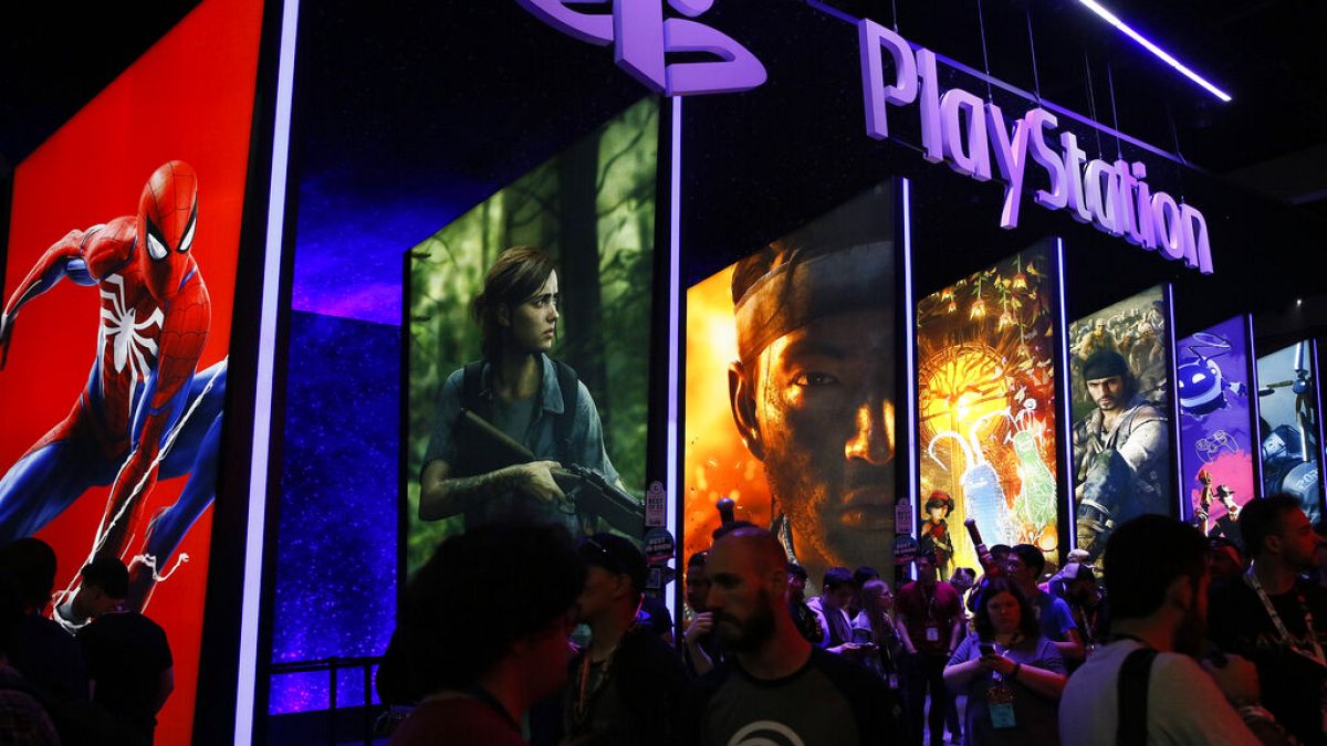 Το περίπτερο του Playstation στην 24th Electronic Entertainment Expo E3