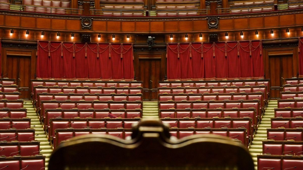 La cámara baja del Parlamento italiano 