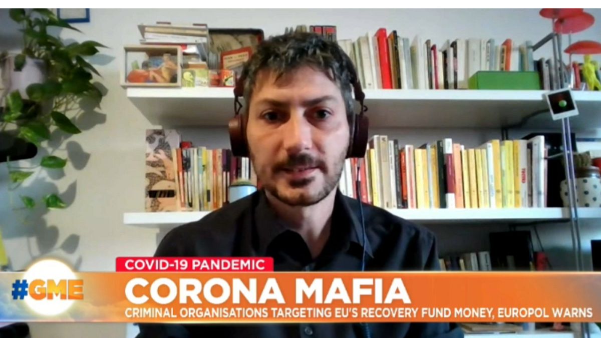 Executive Director at Transparency International Italy Davide Del Monte speaking on Good Morning Europe on September 18, 2020
