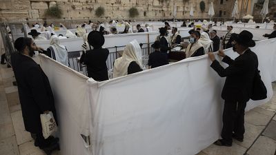 Prières juives à Jérusalem au temps du Covid