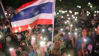 Tayland'da protesto eylemleri