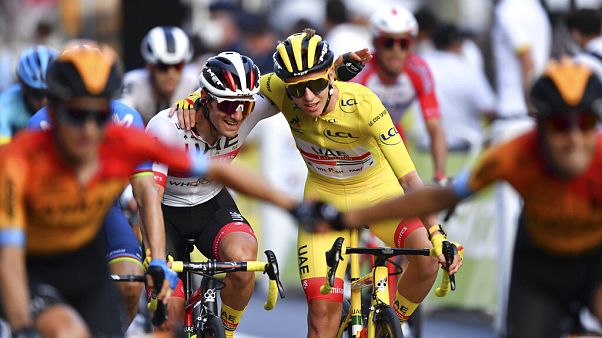 Tadej Pogačar az idei Tour de France bajnoka Tadej Pogačar az idei Tour de France bajnoka