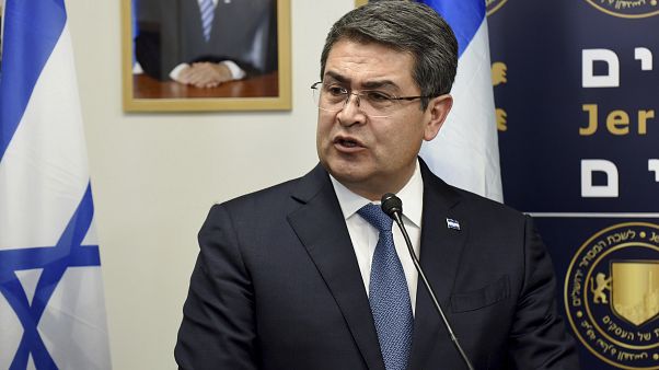 Honduras Devlet Başkanı Juan Orlando Hernandez Honduras Devlet Başkanı Juan Orlando Hernandez