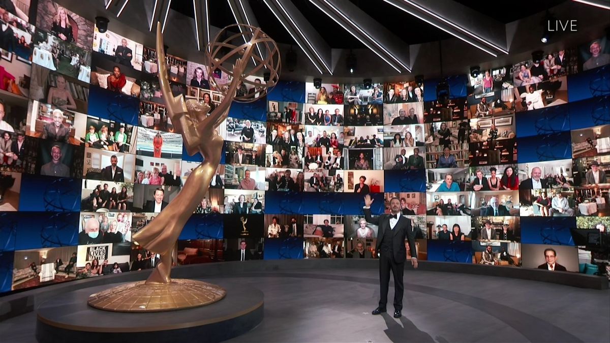 The Emmys were held virtually this year due to the pandemic
