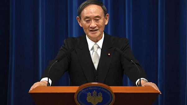 Yoshihide Suga speaks during a press conference at the prime minister's official residence, Sept. 16, 2020 in Tokyo, Yoshihide Suga speaks during a press conference at the prime minister's official residence, Sept. 16, 2020 in Tokyo,