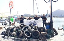 Οι εθελοντές δύτες της We Dive We Clean στο Αλιβέρι