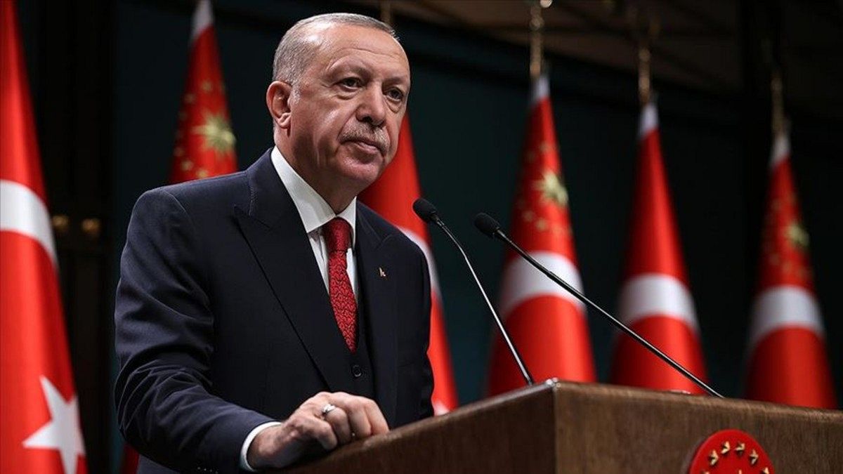 Türkiye Cumhurbaşkanı Recep Tayyip Erdoğan.