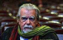 In this Feb.25, 2011 file photo , French actor Michael Lonsdale, awarded for the Supporting Actor, attends prior to the annual Cesar 36th Awards ceremony, in Paris.