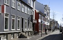  Une rue tranquille en Islande