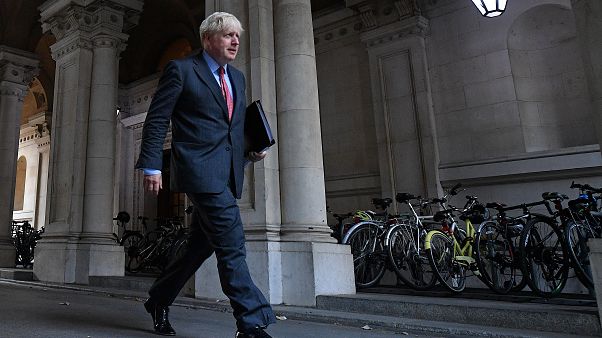 UK Prime Minister Boris Johnson walks to Downing Street in London on September 22, 2020 after attending the weekly cabinet meeting at the Foreign Office. UK Prime Minister Boris Johnson walks to Downing Street in London on September 22, 2020 after attending the weekly cabinet meeting at the Foreign Office.