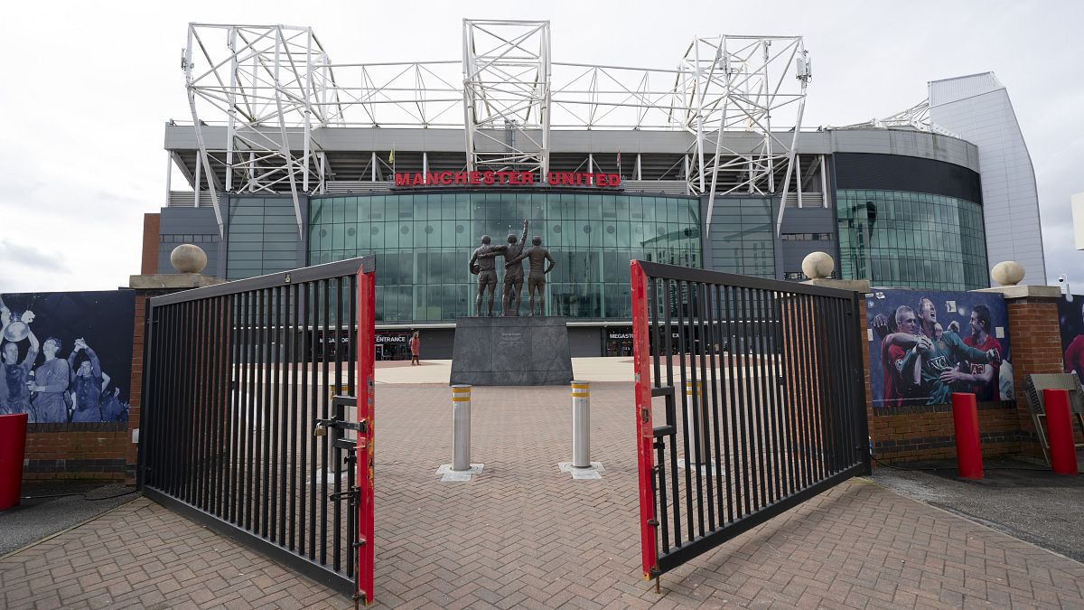 Ürességtől kong a Manchester United otthona, az Old Trafford stadion 2020. március 14-én