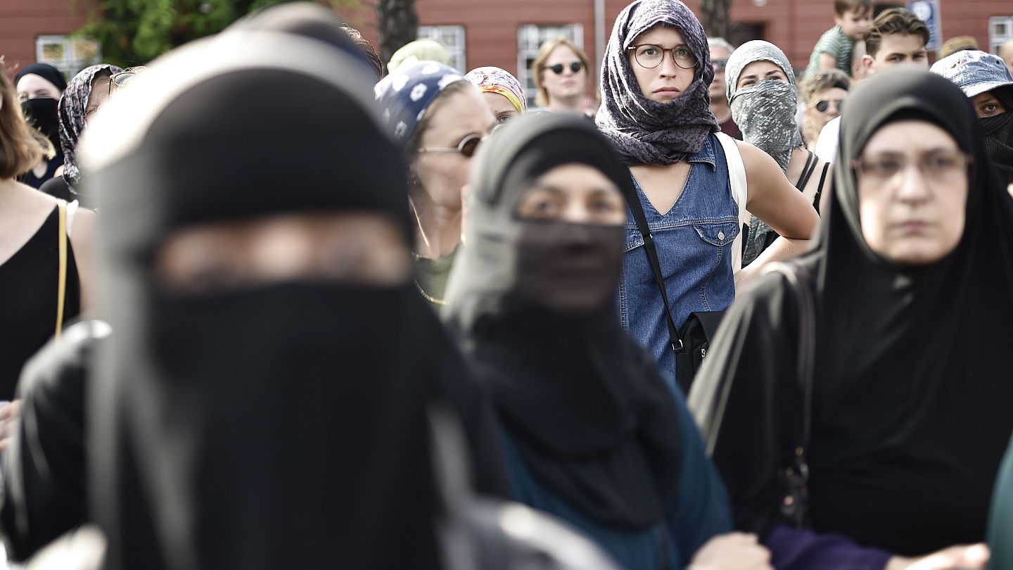 In america niqab Muslim women