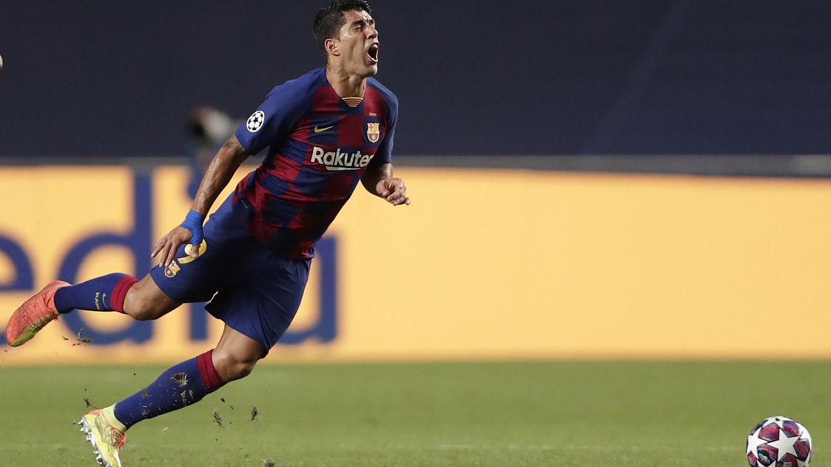 Stürmer Luis Suárez wird wohl kein Spiel mehr im Trikot des FC Barcelona bestreiten