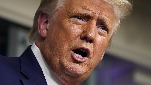 Дональд Трамп на пресс-конференции 16 сентября 2020 Дональд Трамп на пресс-конференции 16 сентября 2020