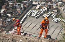  ویدئو؛«رفتگران صخره‌نورد» برزیلی