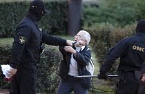 Egy 73 éves dédnagymamát is letartóztattak a minszki tüntetéseken