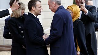 Cumhurbaşkanı Erdoğan'ın Kasım 2018'deki Fransa ziyareti (arşiv)