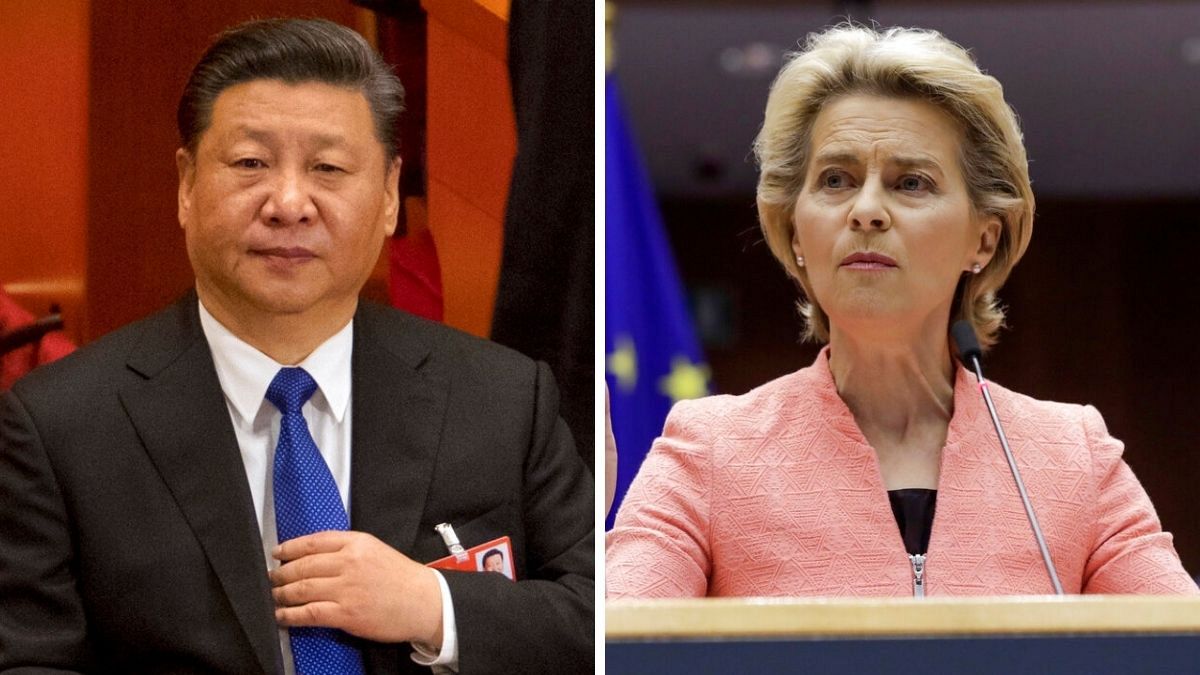 رئيس کمیسیون اروپا و رئيس‌جمهوری چین