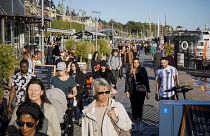 Few in Stockholm where masks, unlike other European countries. 