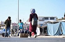 Flüchtlinge auf der griechischen Insel Lesbos