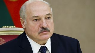 Alexandre Loukachenko préside une réunion à Minsk - capitale du Bélarus -, le 22 septembre 2020