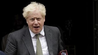British Prime Minister Boris Johnson leaves 10 Downing Street in London, Wednesday, Sept. 23, 2020.
