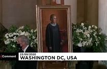 شاهد: جثمان القاضية روث بادر غينسبورغ يُسجّى في المحكمة العليا الأميركية