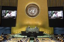 Suudi Arabistan Kralı Selman bin Abdülaziz'în videolu açıklaması BM Genel Kurulu'nda yayınlandı