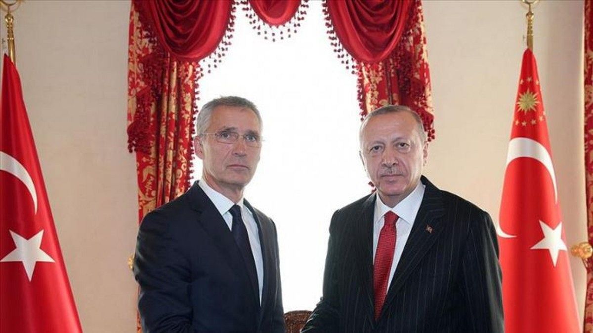  Türkiye Cumhurbaşkanı Recep Tayyip Erdoğan (sağda) NATO Genel Sekreteri Jens Stoltenberg (solda)
